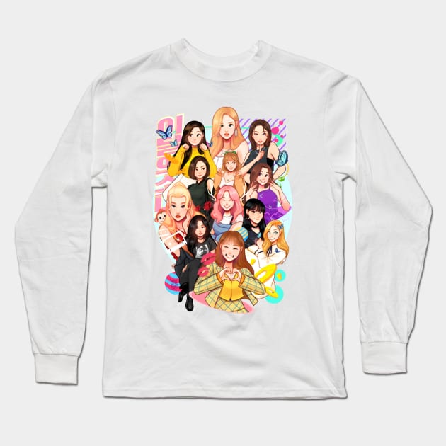 We are LOONA Long Sleeve T-Shirt by Amos The Fanboy